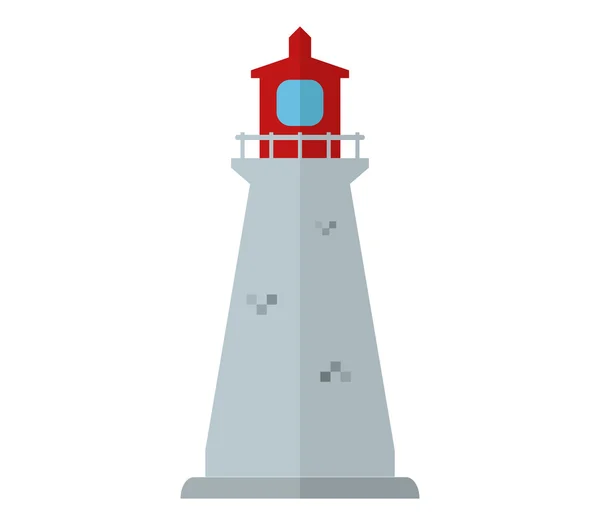 Lighthouse on white background — Stock Photo, Image
