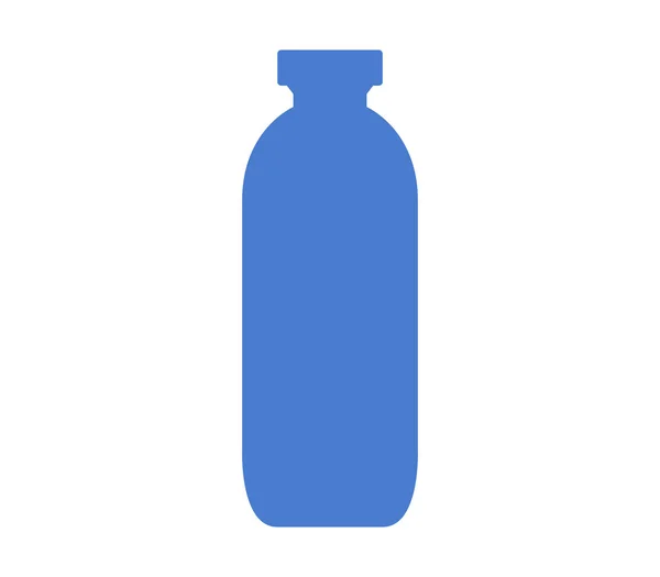 Icon water bottle illustrated on a white background — Stock Vector