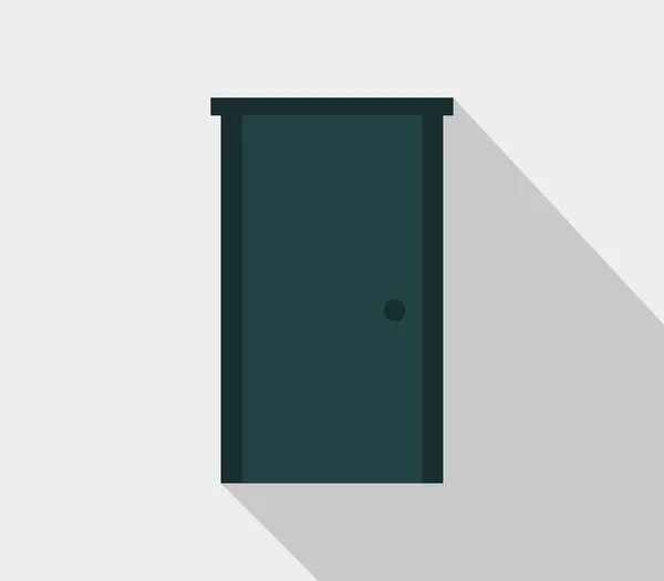 Ícone ilustrado de uma porta — Vetor de Stock