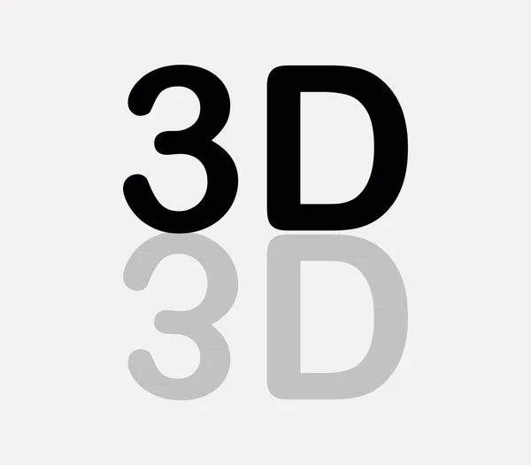 图标说明 3d 字 — 图库矢量图片