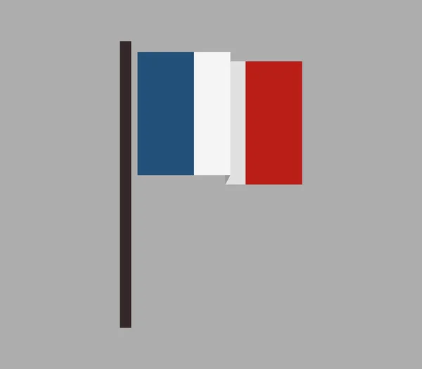 Bandeira ícone da frança — Vetor de Stock