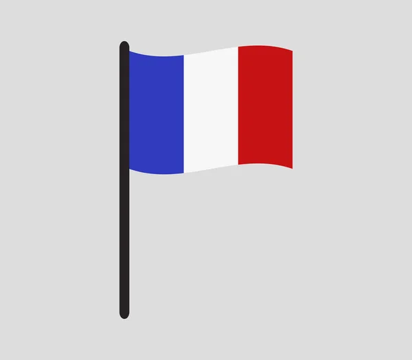 프랑스의 아이콘 국기 — 스톡 벡터