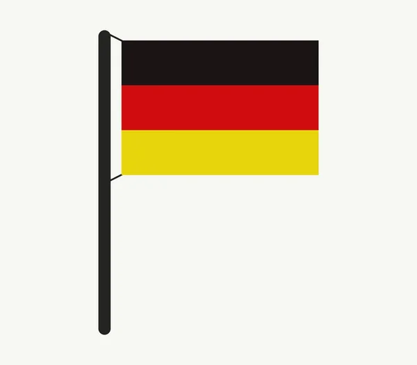 Icono de bandera de alemania — Archivo Imágenes Vectoriales