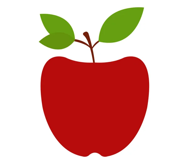 Ikona Apple na bílém pozadí — Stockový vektor