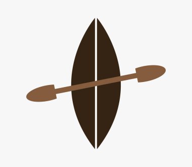 Beyaz bir arka plan üzerinde gösterilen simge Kano