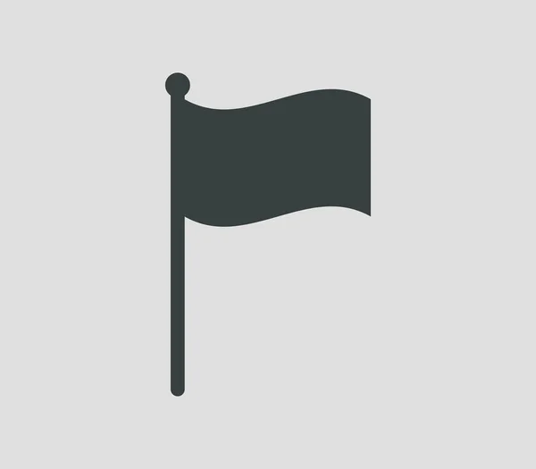 Flaga ilustrowany na białym tle — Wektor stockowy