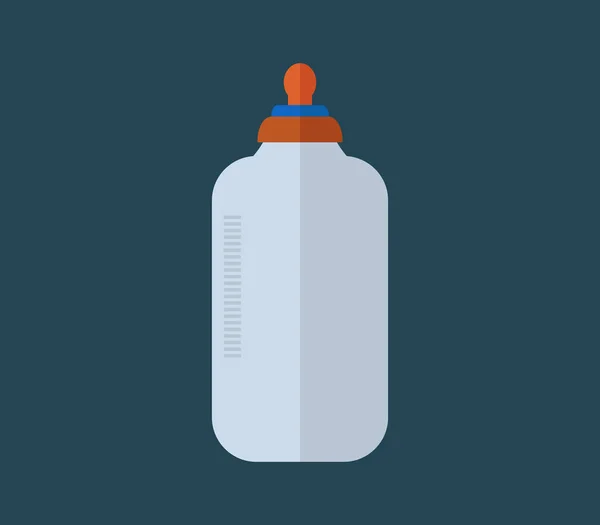Иконка бутылочки на белом фоне — стоковый вектор