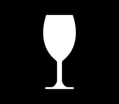 simge kadeh şarap beyaz bir arka plan üzerinde resimli