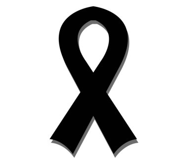 şerit beyaz bir arka plan üzerinde resimli yas