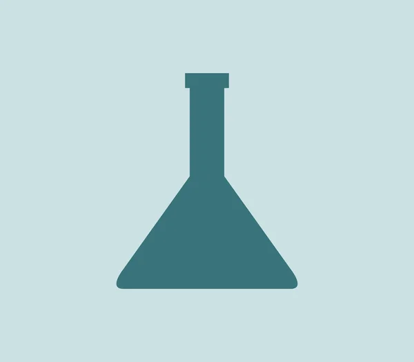 说明在白色背景上的实验室瓶 — 图库矢量图片