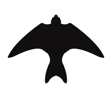 Beyaz bir arka plan üzerinde gösterilen simge yutmak