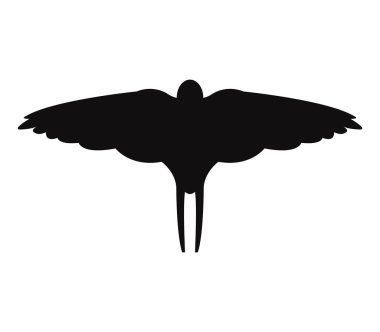 Beyaz bir arka plan üzerinde gösterilen simge yutmak