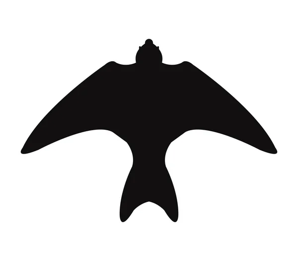 Swallow pictogram geïllustreerd op een witte achtergrond — Stockvector