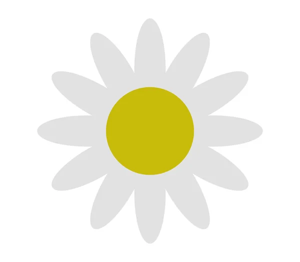 Virág ikon illusztrálja egy fehér háttér — Stock Vector