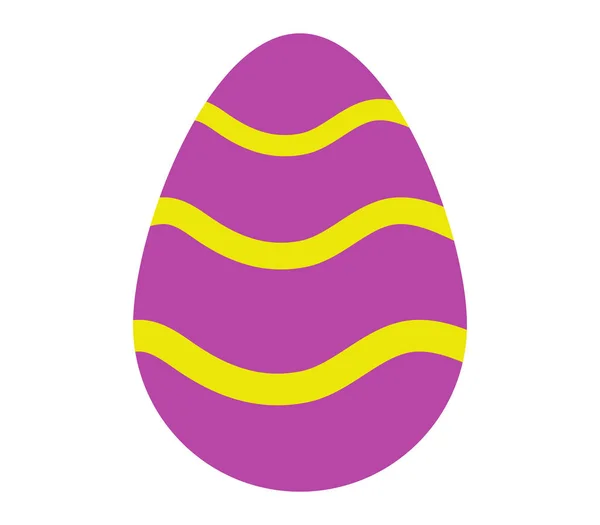 Easter egg ilustrowany na białym tle — Wektor stockowy