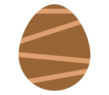 simge Paskalya yortusu yumurta beyaz bir arka plan üzerinde resimli