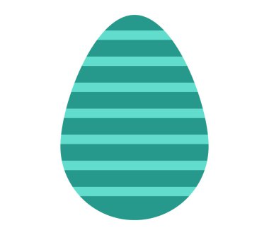 simge Paskalya yortusu yumurta beyaz bir arka plan üzerinde resimli