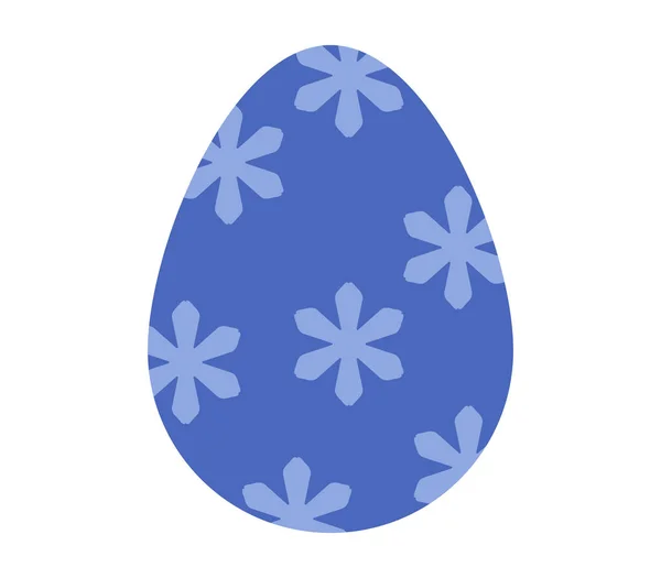 Ícone Ovo de Páscoa ilustrado sobre um fundo branco — Vetor de Stock