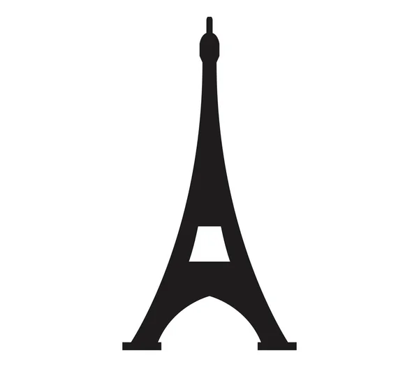 Icono ilustrado Torre Eiffel — Archivo Imágenes Vectoriales