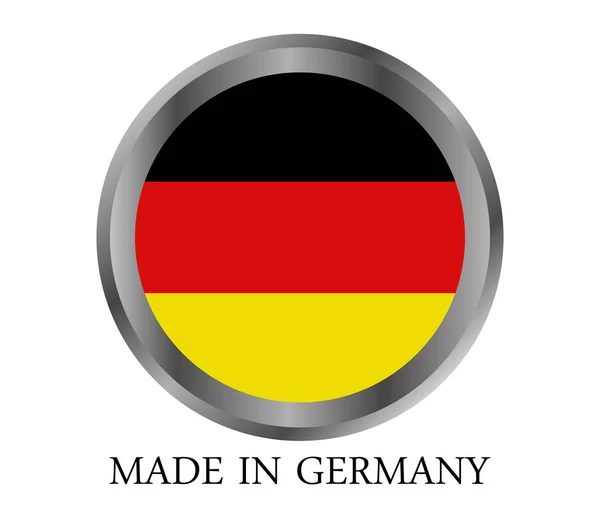 Ícone fabricado na Alemanha —  Vetores de Stock