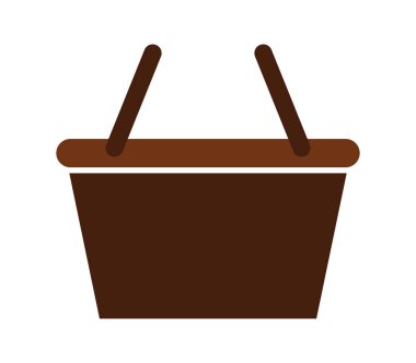 Beyaz bir arka plan üzerinde resimli piknik simgesi simgesi