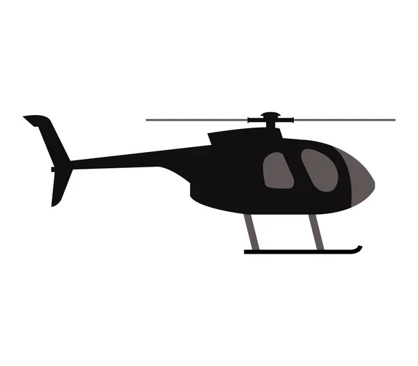 Helicopter icon illustrated on a white background — Stock Vector