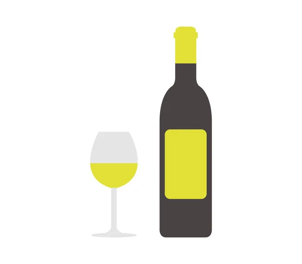 Şarap cam — Stok Vektör