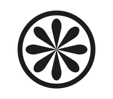 Beyaz bir arka plan üzerinde resimli limon simgesi