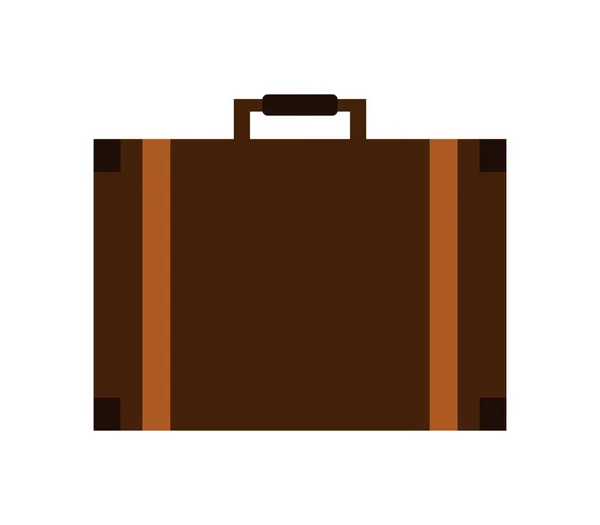 Icon reser resväska på vit bakgrund — Stock vektor