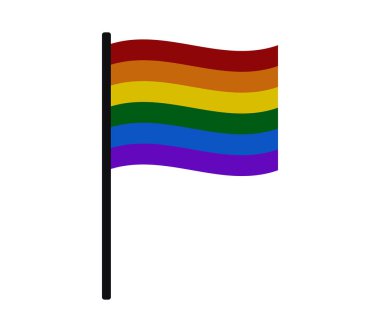 Barış bayrağı resimde beyaz arka plan üzerinde