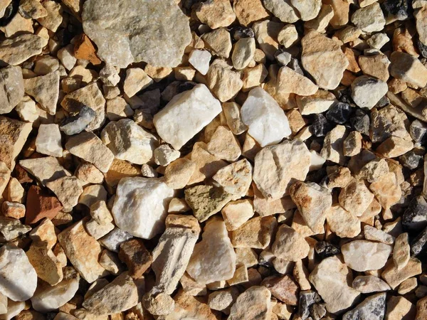 Textur von Steinen und Felsen im Freien — Stockfoto