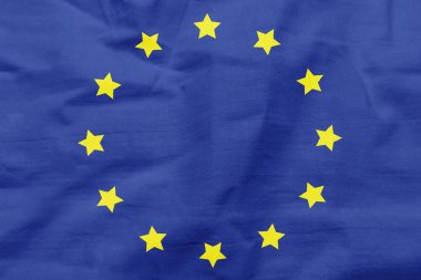 Avrupa bayrak bir doku
