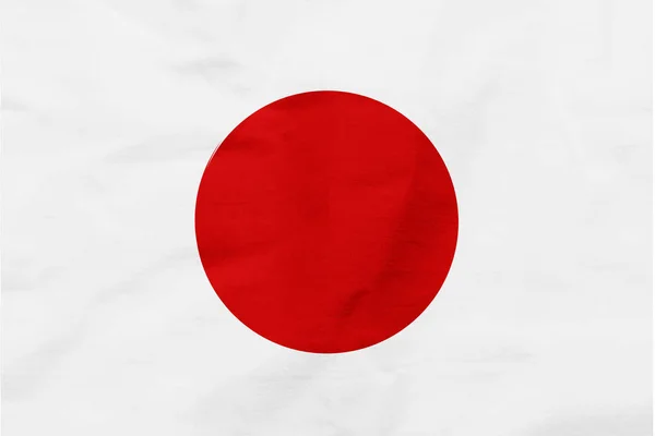 Bandera de Japón sobre una textura —  Fotos de Stock