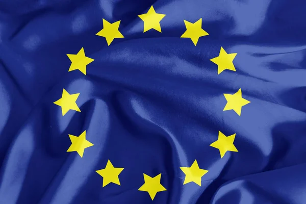Euro zászló egy textúra — Stock Fotó