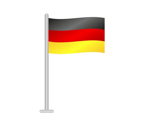 德国在白色背景上的标志 — 图库矢量图片