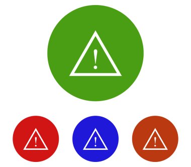 Tehlike uyarı simge seti