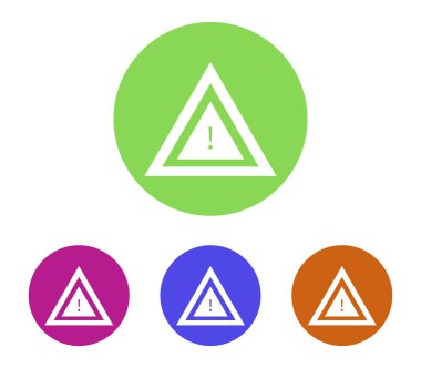 Tehlike uyarı simge seti