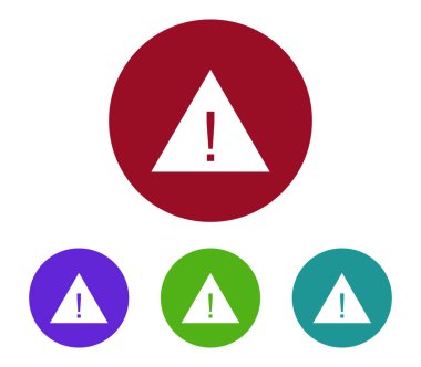 Tehlike uyarı simge seti