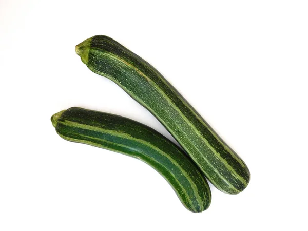 Zucchini pada latar belakang putih — Stok Foto