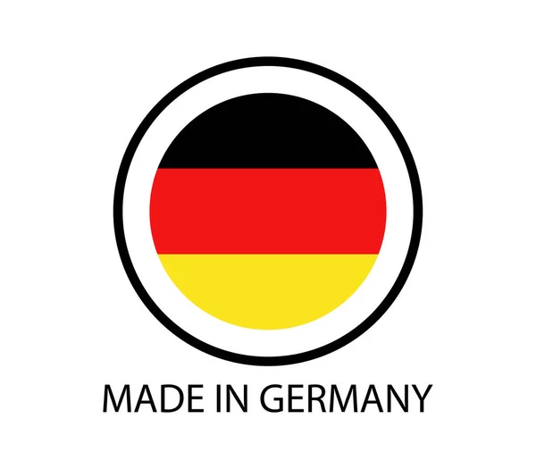 Made in germany on white background — Stock Vector