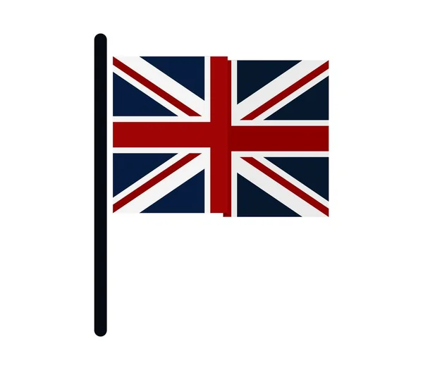 Storbritanniens flagga — Stock vektor