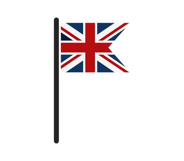 Flagge Großbritanniens — Stockvektor