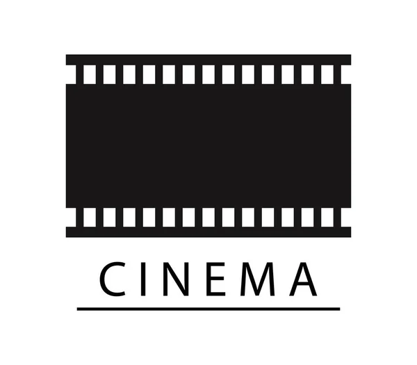 Logotyp cinema på vit bakgrund — Stock vektor