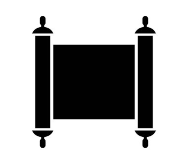 El yazması simgesi beyaz arka plan üzerinde