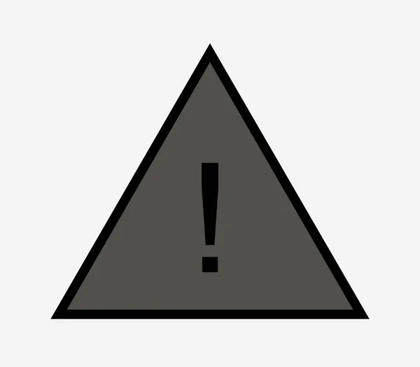 Icône Signe Danger Sur Fond Blanc — Image vectorielle