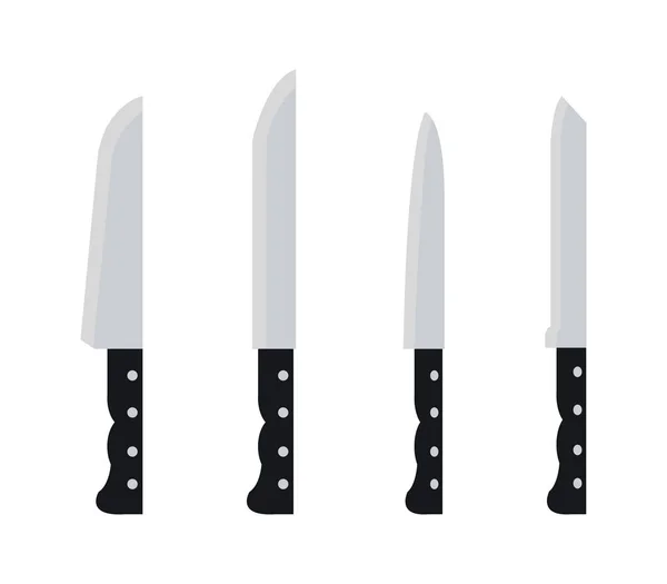 Knives Icon White Background — Stock Vector