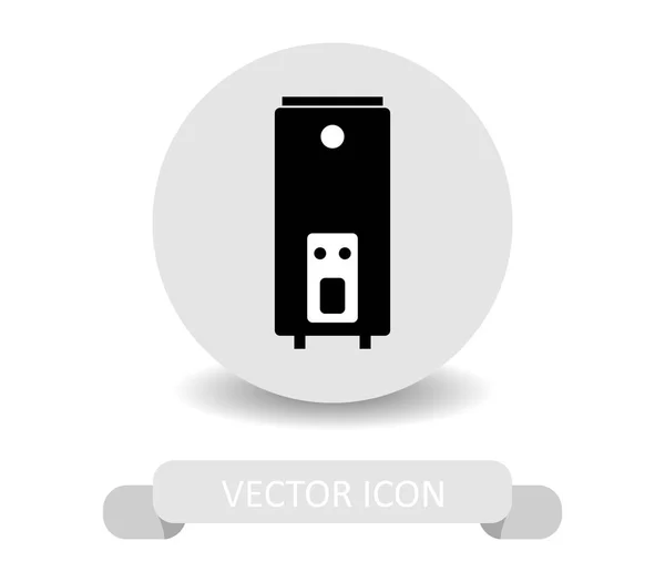 Warmwasserbereiter Symbol Auf Weißem Hintergrund — Stockvektor