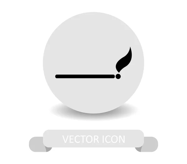 Match Icon White Background — Stock Vector