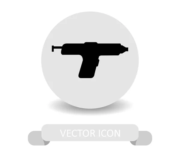 Pegamento Pistola Icono Sobre Fondo Blanco — Archivo Imágenes Vectoriales