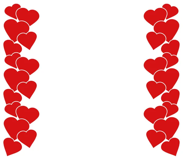 Icône Coeur Saint Valentin Sur Fond Blanc — Image vectorielle